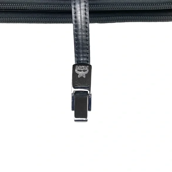 MCM Shoulder Bag Black NYLON Authentic
